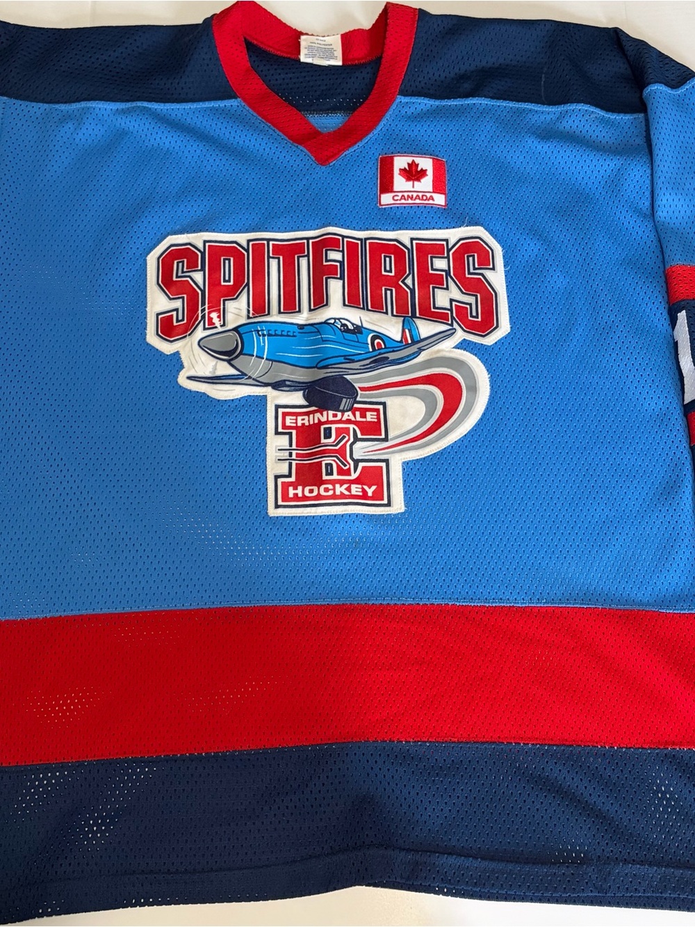 Made In Canada Erindale Spitfires Hockey Jersey “GIBSON”